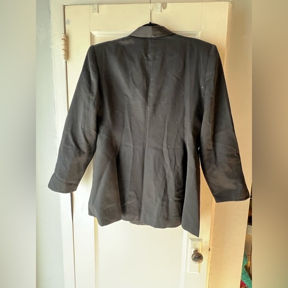 Vintage Christian Dior Tuxedo Blazer Double Breasted 16 - Picture 6 of 9